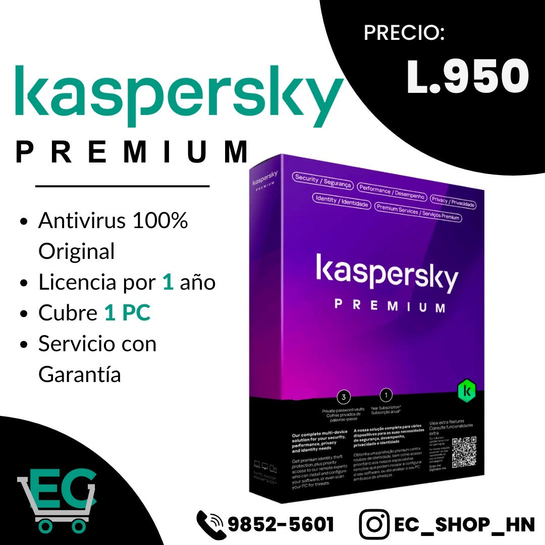 Licencia de Antivirus Kaspersky