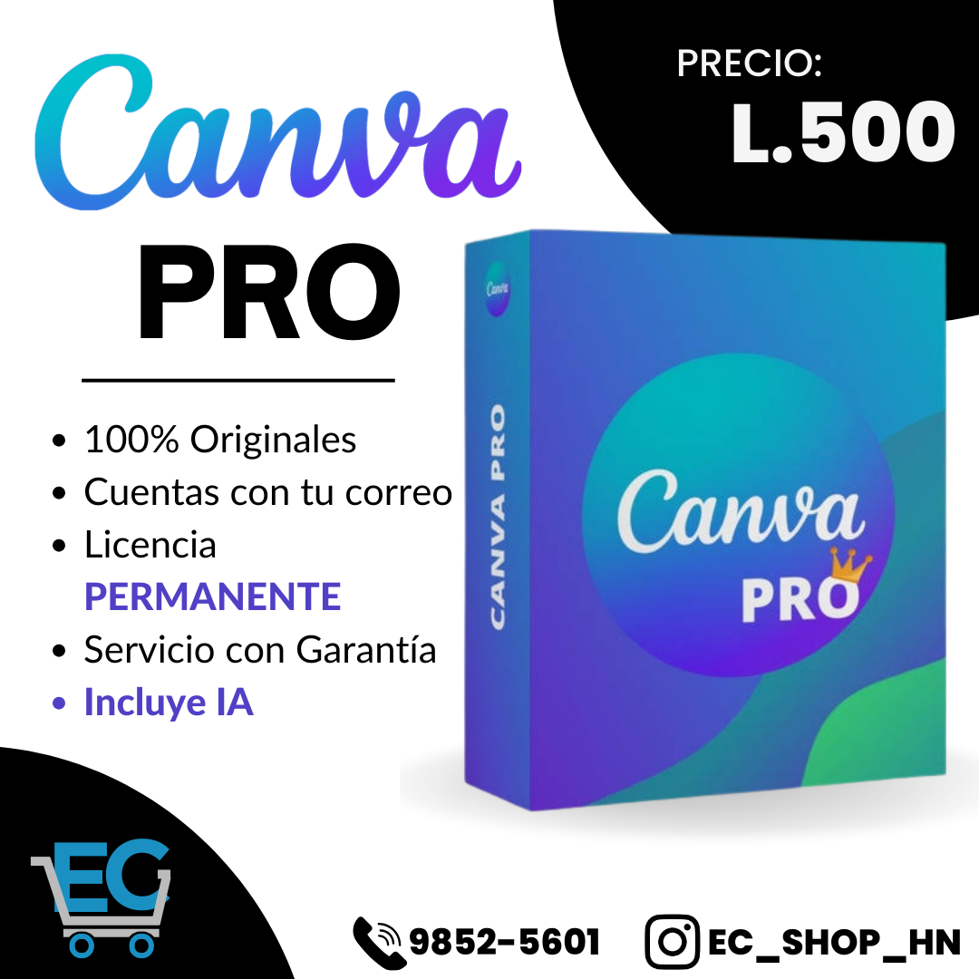 Licencia de Canva Pro