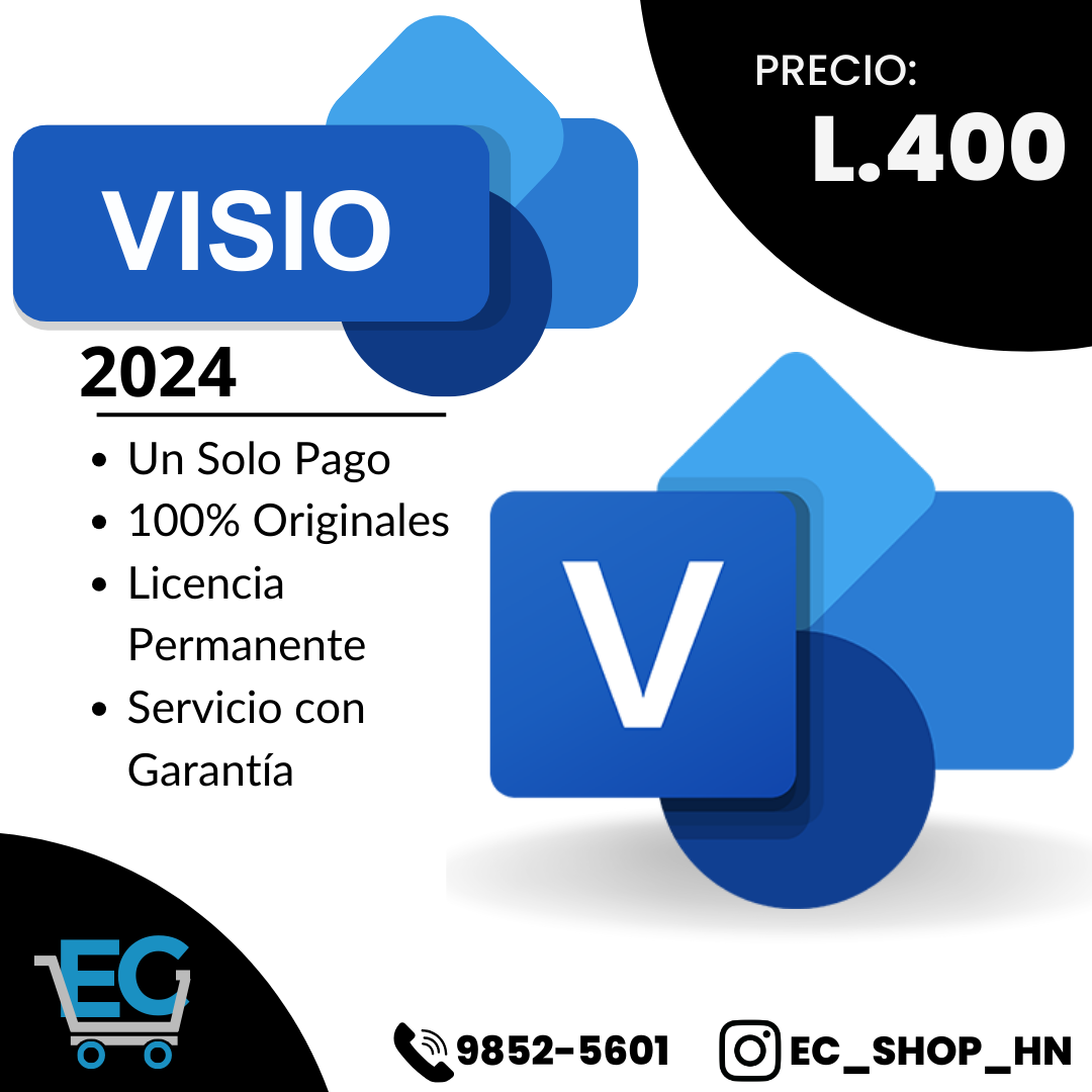 Licencia de Microsoft Visio 2024